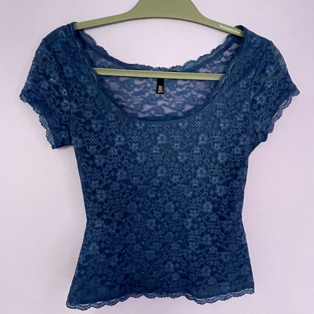 XS Victoria Secret Lace Shirt